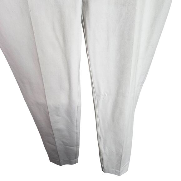 Spanx Pants Trousers Women S White Pull On Pants Women Tapered Pants Stretch - Picture 3 of 8